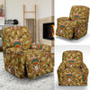 Native Indian Buffalo head Recliner Slipcover-JORJUNE.COM