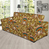 Native Indian Buffalo head Sofa Slipcover-JORJUNE.COM