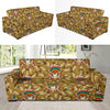 Native Indian Buffalo head Sofa Slipcover-JORJUNE.COM