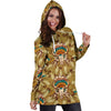 Native Indian Buffalo Head Women Hoodie Dress