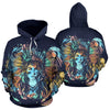 Native Indian Girl All Over Print Hoodie