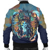 Native Indian Girl Men Casual Bomber Jacket