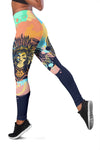 Native Indian Girl Women Leggings