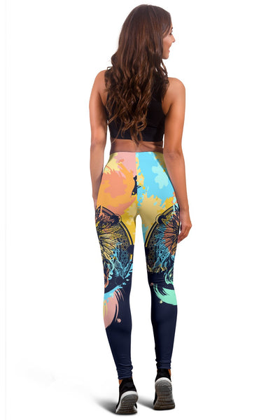 Native Indian Girl Women Leggings