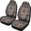 Native Indian life Design Print Universal Fit Car Seat Covers