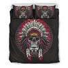 Native Indian Skull Duvet Cover Bedding Set