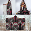 Native Indian Skull Hooded Blanket-JORJUNE.COM