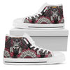 Native Indian Skull Men High Top Shoes