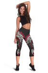 Native Indian Skull Women Capris