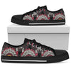 Native Indian Skull Women Low Top Shoes