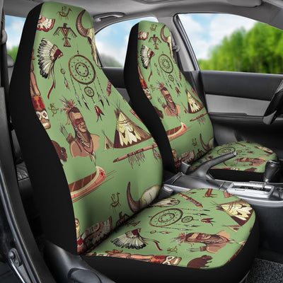 Native Indian Themed Design Print Universal Fit Car Seat Covers