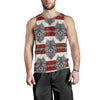 Native Indian Wolf Men Tank Top