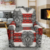 Native Indian Wolf Recliner Slipcover-JORJUNE.COM