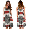 Native Indian Wolf Sleeveless Mini Dress