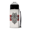 Native Indian Wolf Wallet Phone Case