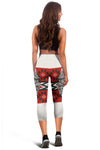 Native Indian Wolf Women Capris