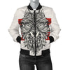 Native Indian Wolf Women Casual Bomber Jacket