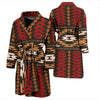 Native Pattern Print Design A02 Men Bathrobe-JORJUNE.COM