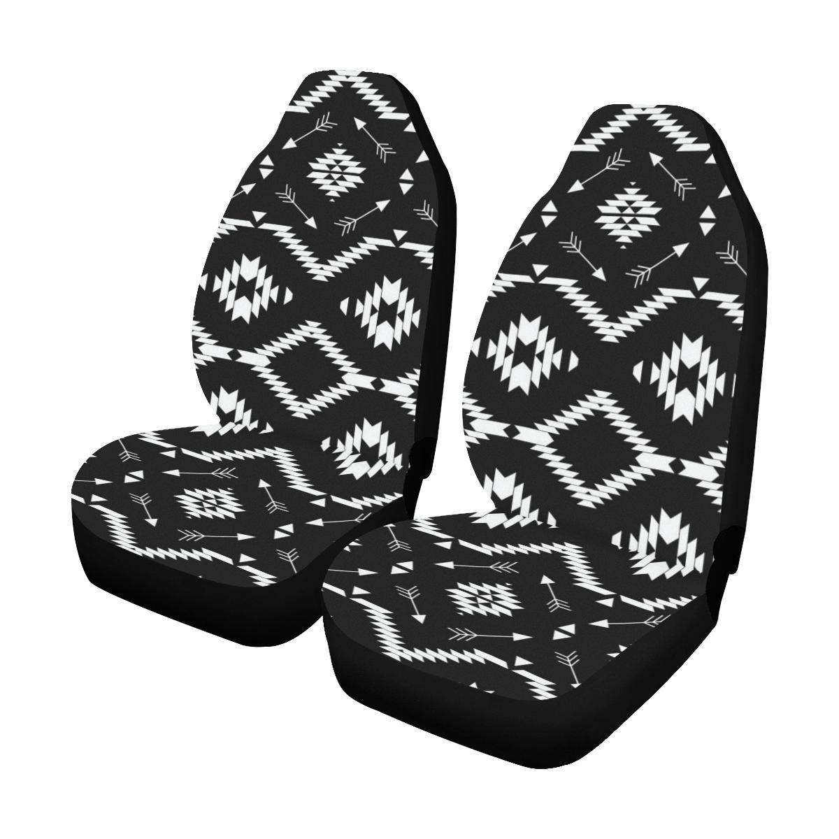 Native Pattern Print Design A04 Car Seat Covers (Set of 2)-JORJUNE.COM