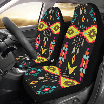 Native Pattern Print Design A05 Car Seat Covers (Set of 2)-JORJUNE.COM
