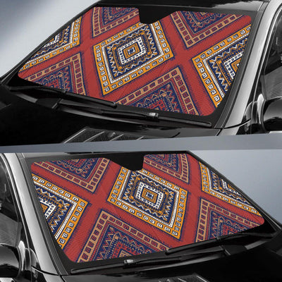 Native Pattern Print Design A06 Car Sun Shades-JORJUNE.COM