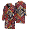 Native Pattern Print Design A06 Men Bathrobe-JORJUNE.COM