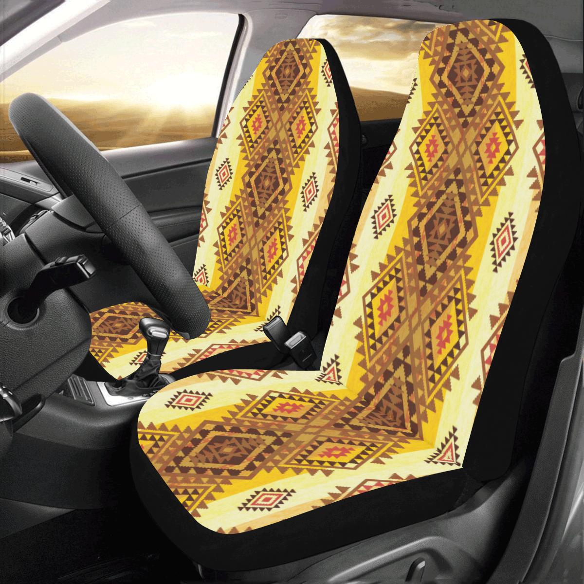 Native Pattern Print Design A09 Car Seat Covers (Set of 2)-JORJUNE.COM