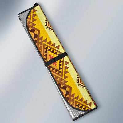 Native Pattern Print Design A09 Car Sun Shades-JORJUNE.COM