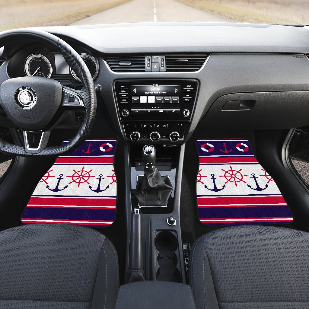 Nautical Anchor Casual Car Floor Mats
