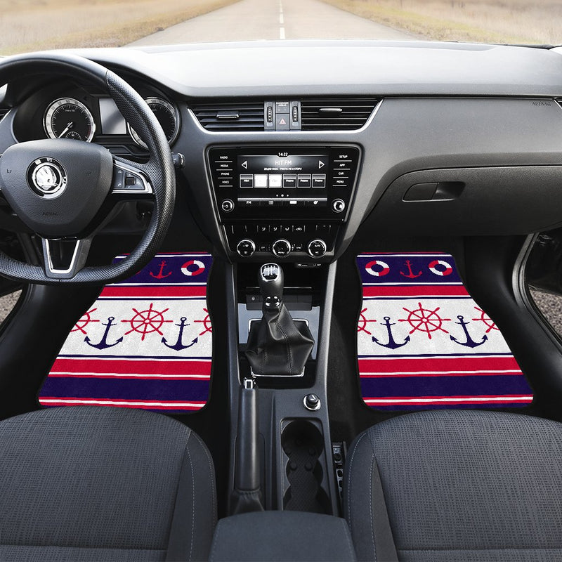 Nautical Anchor Casual Car Floor Mats