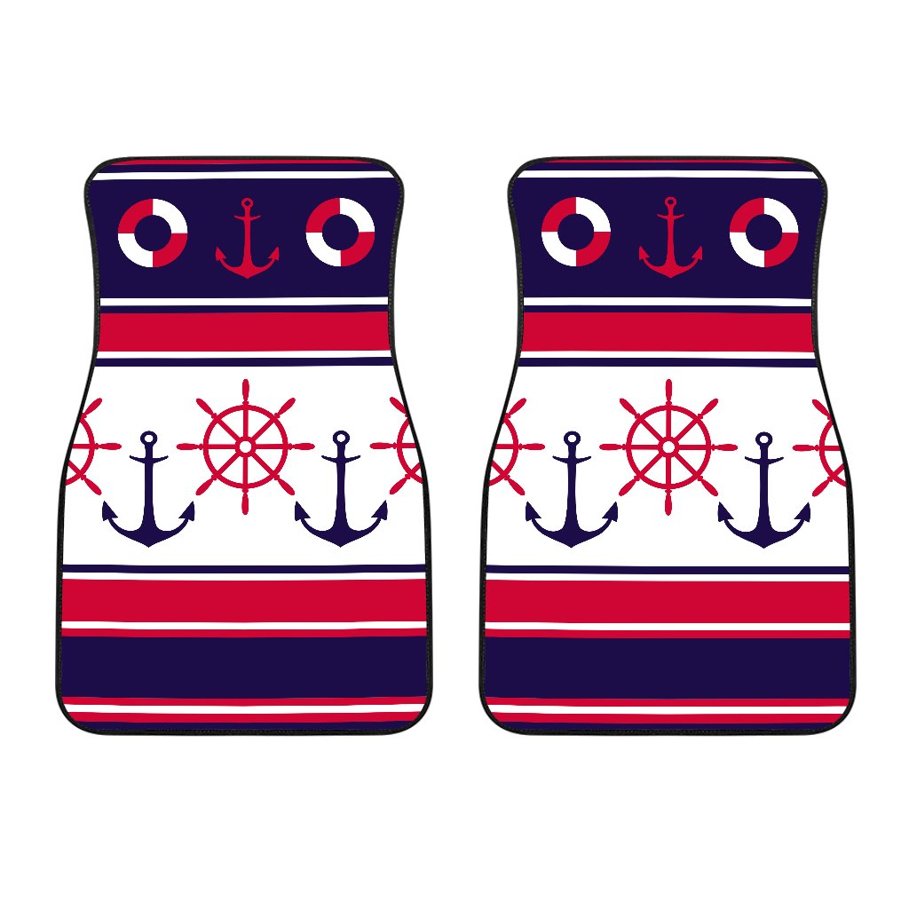 Nautical Anchor Casual Car Floor Mats