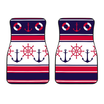 Nautical Anchor Casual Car Floor Mats