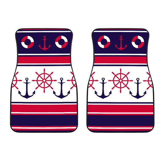 Nautical Anchor Casual Car Floor Mats