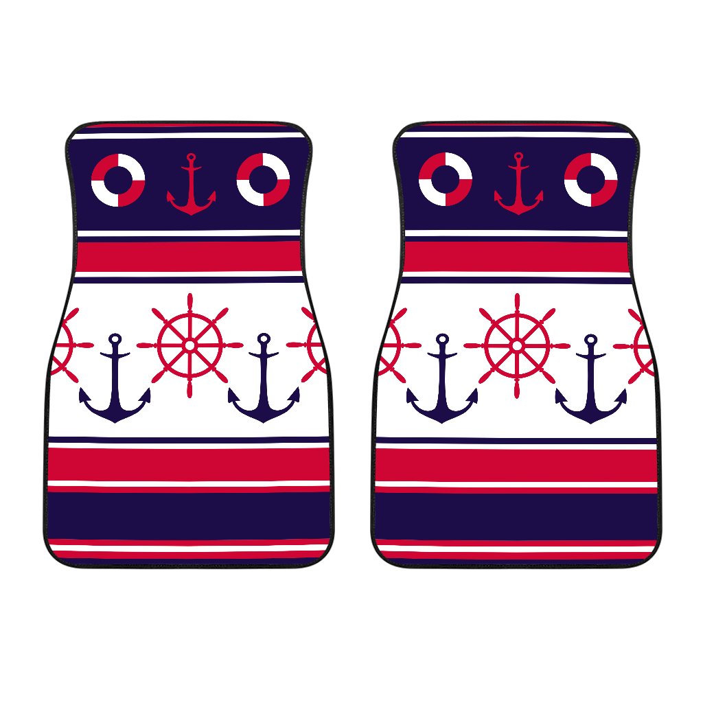 Nautical Anchor Casual Car Floor Mats