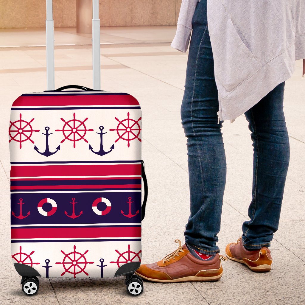 Nautical Anchor Casual Luggage Cover Protector