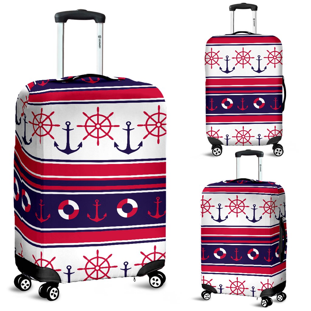 Nautical Anchor Casual Luggage Cover Protector