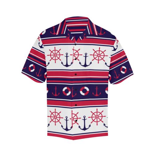 Nautical Anchor Casual Men Hawaiian Shirt