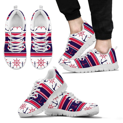 Nautical Anchor Casual Men Sneakers