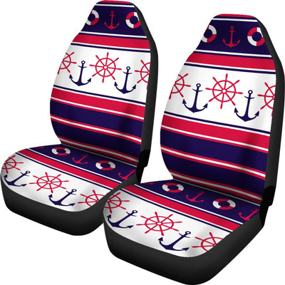 Nautical Anchor Casual Universal Fit Car Seat Covers
