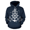 Nautical Anchor Lost my Heart All Over Print Hoodie