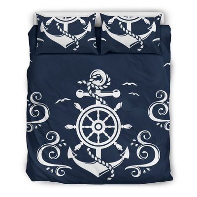Nautical Anchor Lost my Heart Duvet Cover Bedding Set