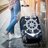 Nautical Anchor Lost my Heart Luggage Cover Protector