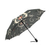 Nautical Anchor Pattern Automatic Foldable Umbrella