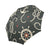 Nautical Anchor Pattern Automatic Foldable Umbrella