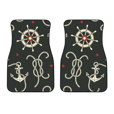 Nautical Anchor Pattern Car Floor Mats