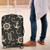 Nautical Anchor Pattern Luggage Cover Protector