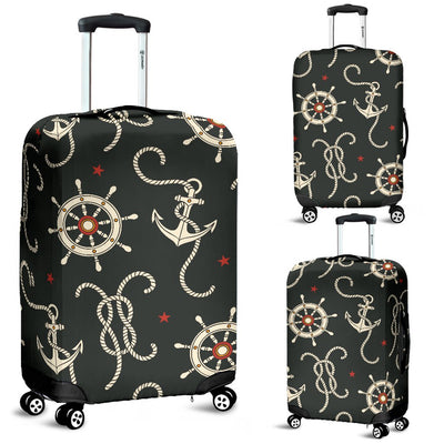 Nautical Anchor Pattern Luggage Cover Protector