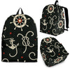Nautical Anchor Pattern Premium Backpack