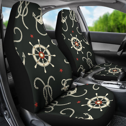 Nautical Anchor Pattern Universal Fit Car Seat Covers
