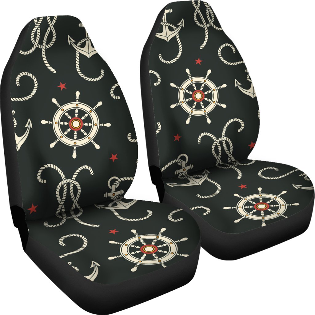Nautical Anchor Pattern Universal Fit Car Seat Covers